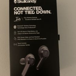 Skullcandy Indy Truly Wireless Earbuds Black 16 Hour Battery Bluetooth