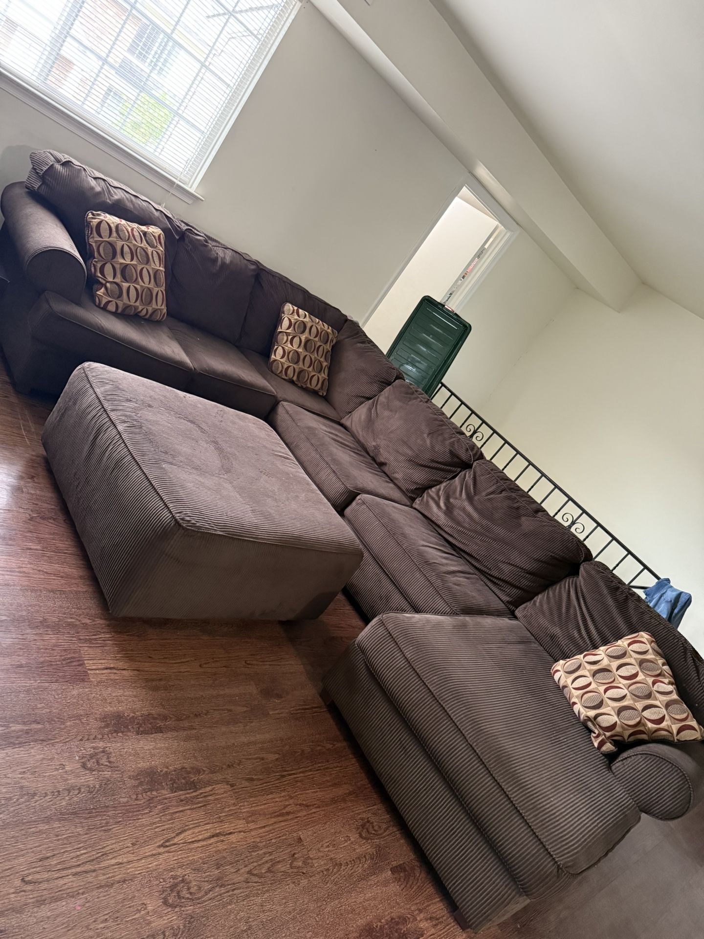 Brown Sectional Couch $500