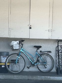 Jamis 21-Speed Manual Bike – Basket, Rear Rack & Lights
