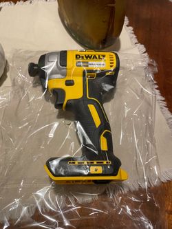 New 1/4” Dewalt Impact 20V Brushless (Tool Only Solo Herramienta)