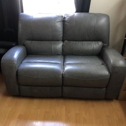 Grey Power Couch Recliner 