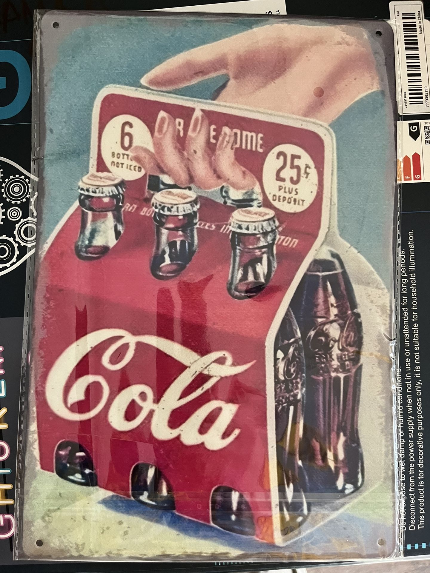 Vintage Style Coke Sign