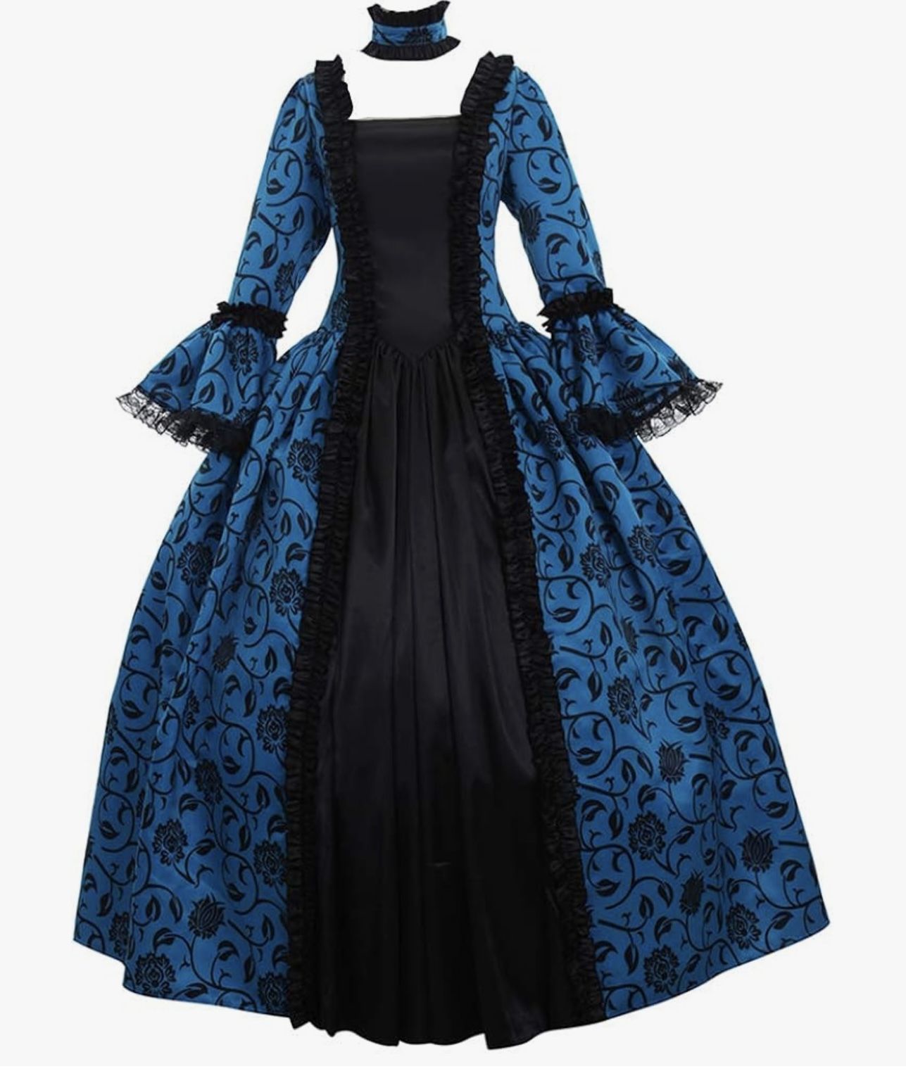 Médium Blue Dress Victorian
