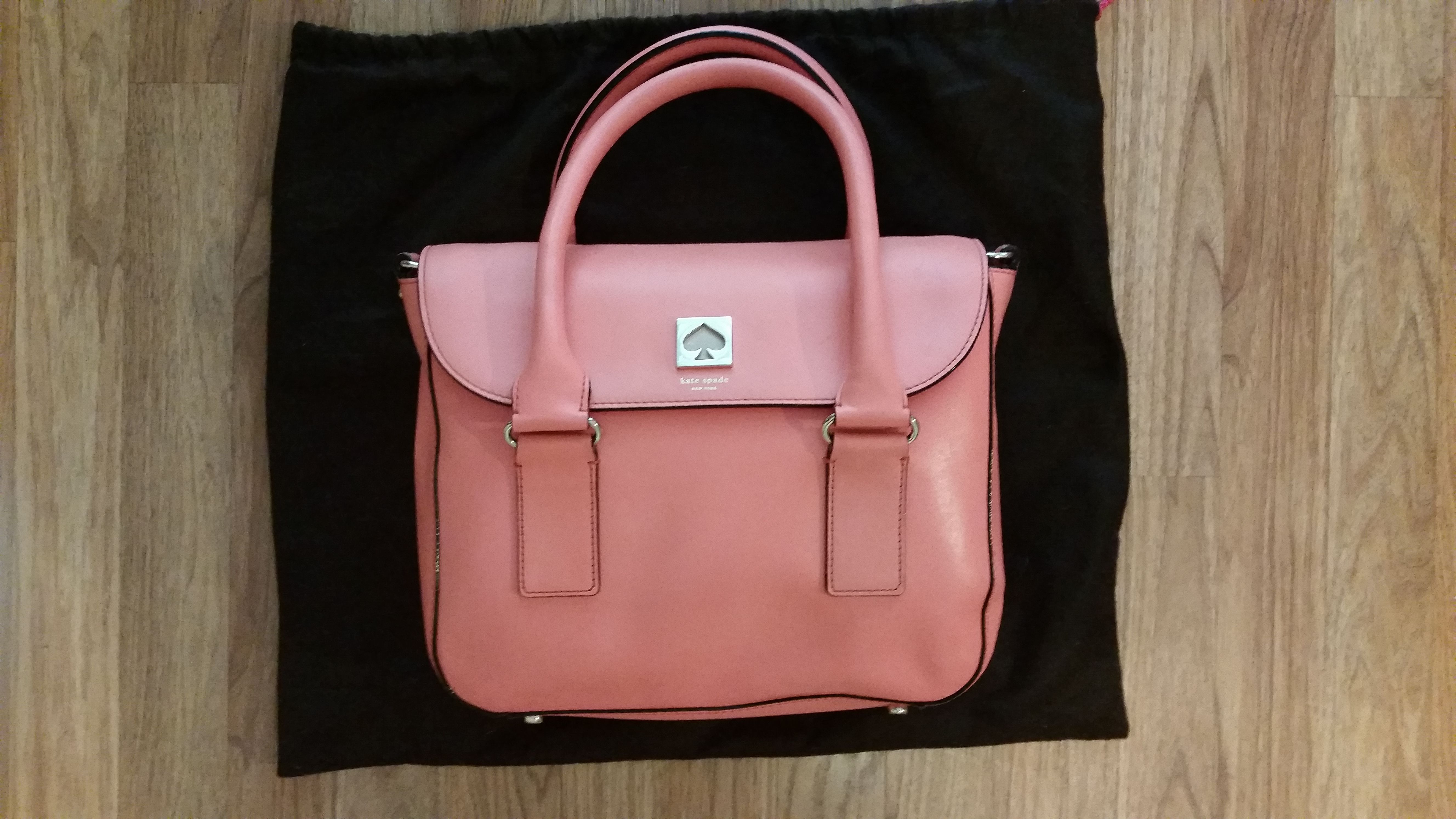 Kate Spade Bond Street Flo Florence Coral Bag Handbag Shoulder Bag