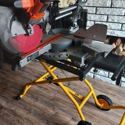 Ridgid Sliding Miter Saw 12in Almost New