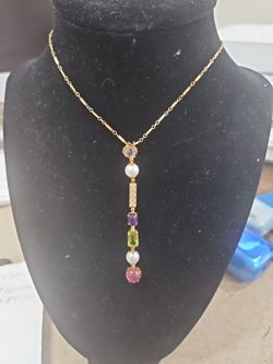 14k Gold Pendant and chain