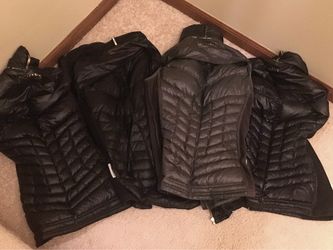 Goose down vests various sizes