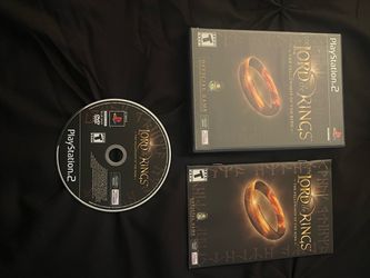 Lord of the Rings Fellowship of the Ring PS2