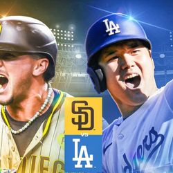Padres Vs Dodgers Monday and Tuesday