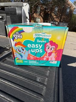 Pampers “My Little Pony “ Easy Ups 2T-3T Training Pants 140ct