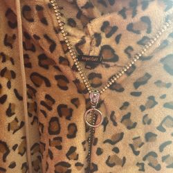 Fluffy Leopard Print Jacket