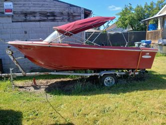 Boat and trailer