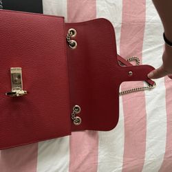 Brand New Never Used Gucci Red Leather Bag