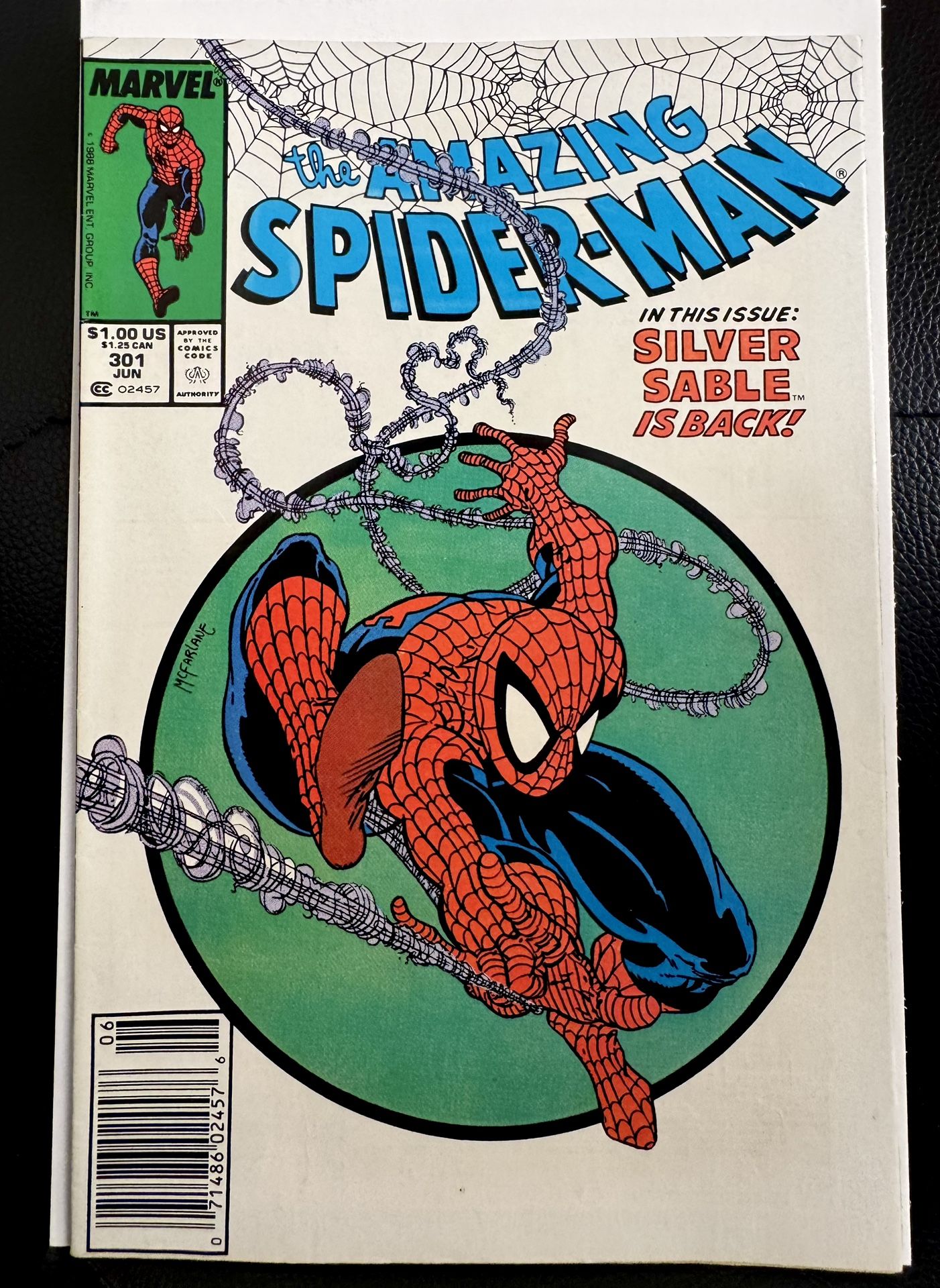 The Amazing Spider-Man 301-Newsstand-(Marvel Comics June 1988)