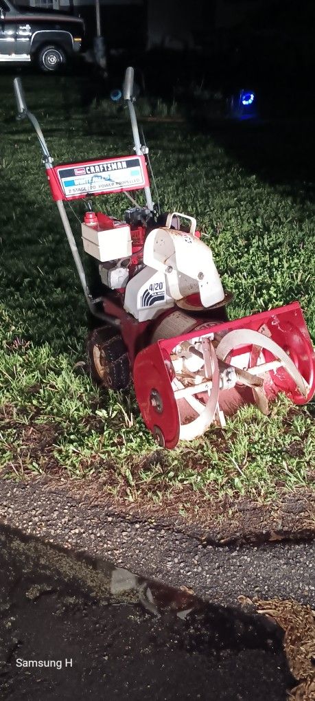 craftsman snowblower