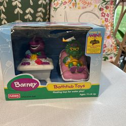 Barney Bathtime Toys By Playschool