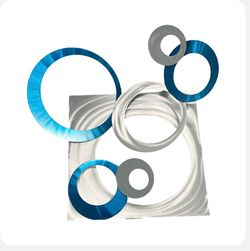 Abstract Metal Wall Art with Circles