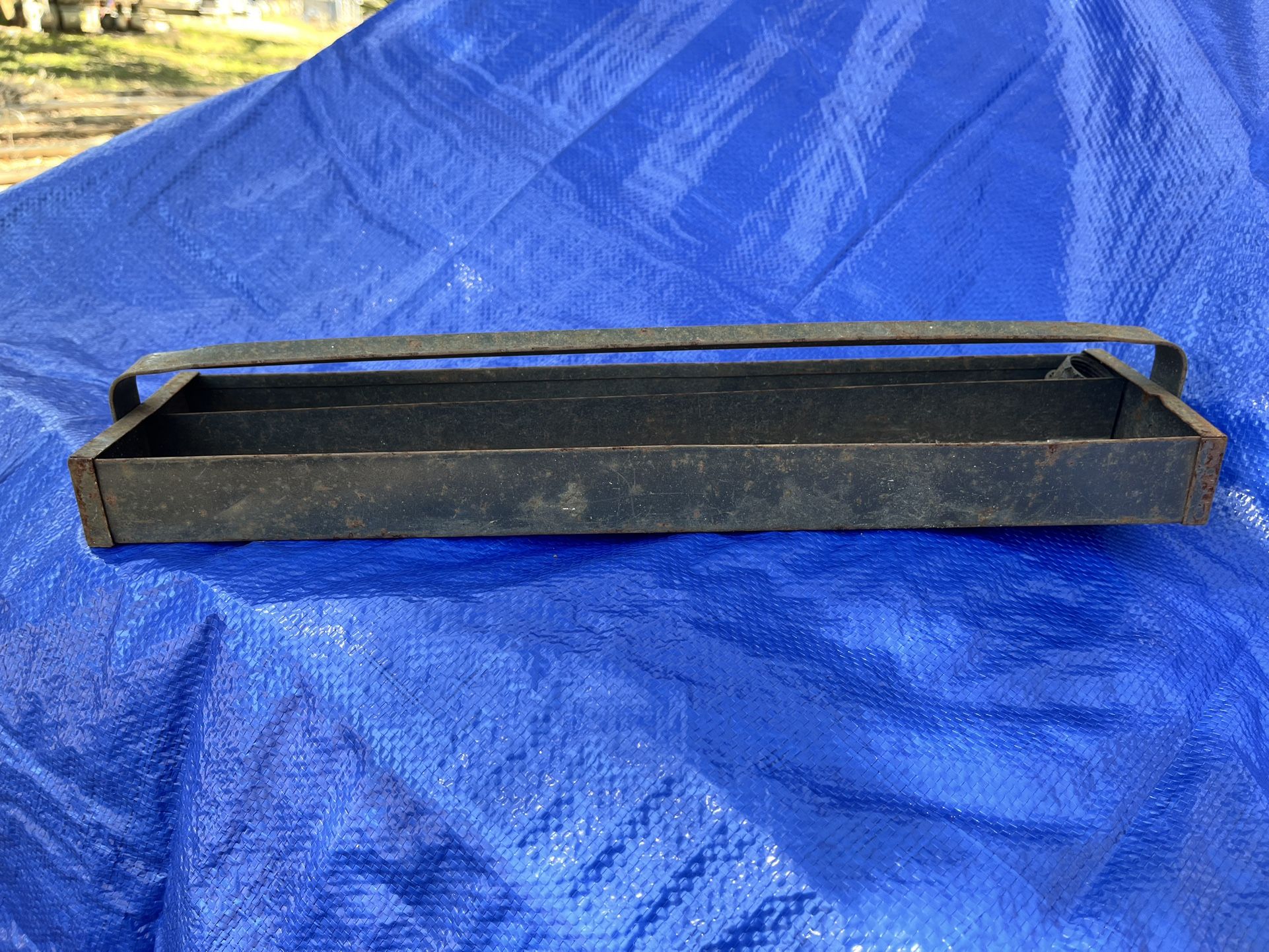 Small Old Metal Toolbox