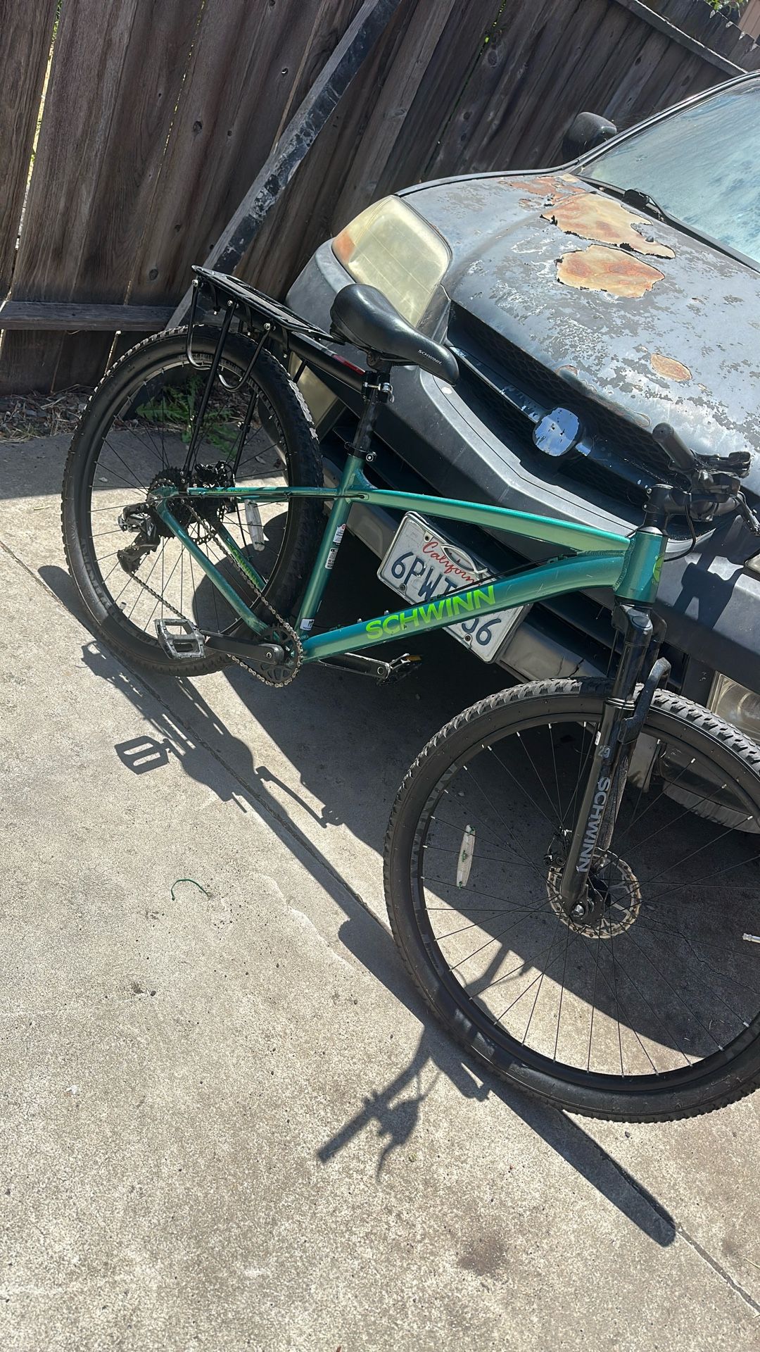 Schwinn Axum DP 29 inch Mens Mountain Bike, 17 inch Frame Adult Bicycle, Green