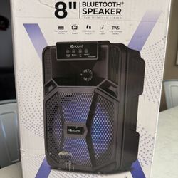 IQ sound 8” Bluetooth Rechargeable speaker with Microphone 🎶🎶 