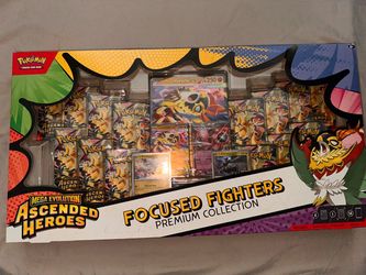 Pokémon Mega Evolution Ascended Heroes Focused Fighters Premium Collection