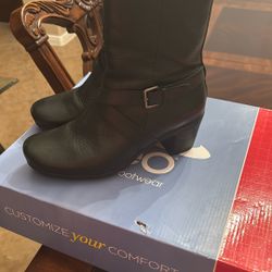 Abro Shoes Size 7 Black 