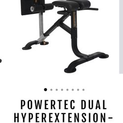 Brand New Powertec dual Hyperextension Crunch machine