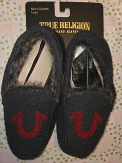 True Religion Men's Slippers Large