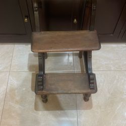 Wooden Step Stool 