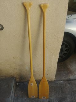 Wood kayak paddles set of 2