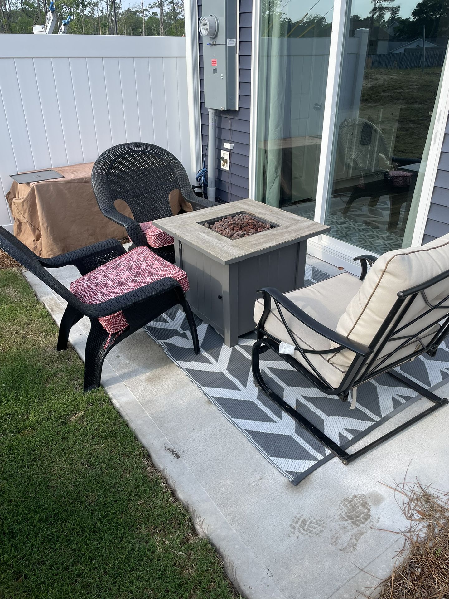 Patio Furniture With Fire Table