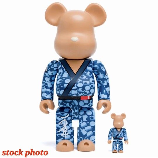 ALBINO & PRETO X STASH COLLAB BE@RBRICK 100% & 400% BEARBRICK MEDICOM TOY SEALED