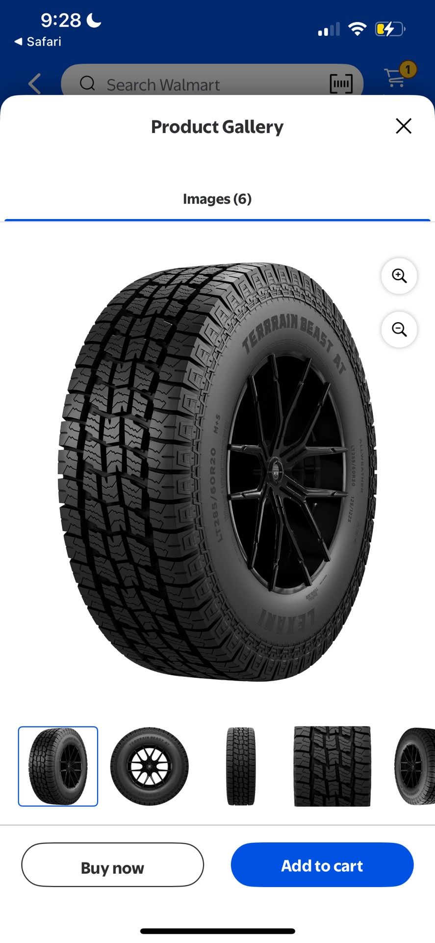 Lexani Terrain Beast 265/50R20 Tires