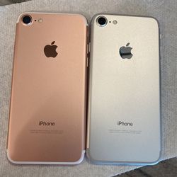 iPhone 7 32GB Unlocked Silver iPhone 7 128GB Rose Gold Liberado
