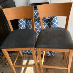 Two matching bar stools 