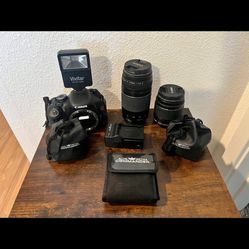 Canon EOS Rebel T3i camera & accessories