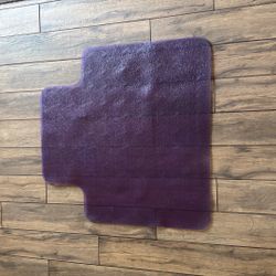 Purple Hard surface Non Marking Office Chair Mat Pad