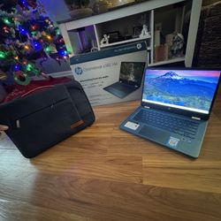 Hp Chromebook X360 14a  With Original Box And A Nice Carrying Case To Protect It