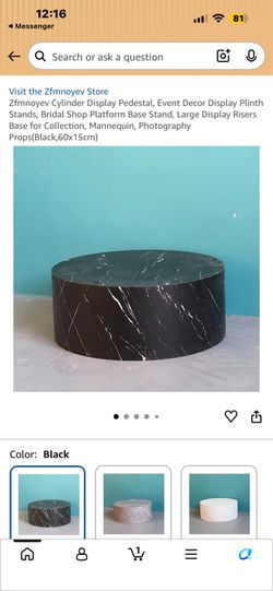 Cylinder Display Pedestal
