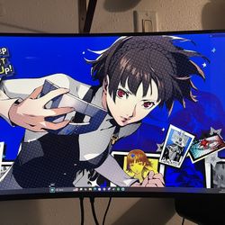 Gaming Pc And Two Monitors