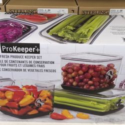 Prokeeper+ Fresh Produce Keeper Set Of 3 