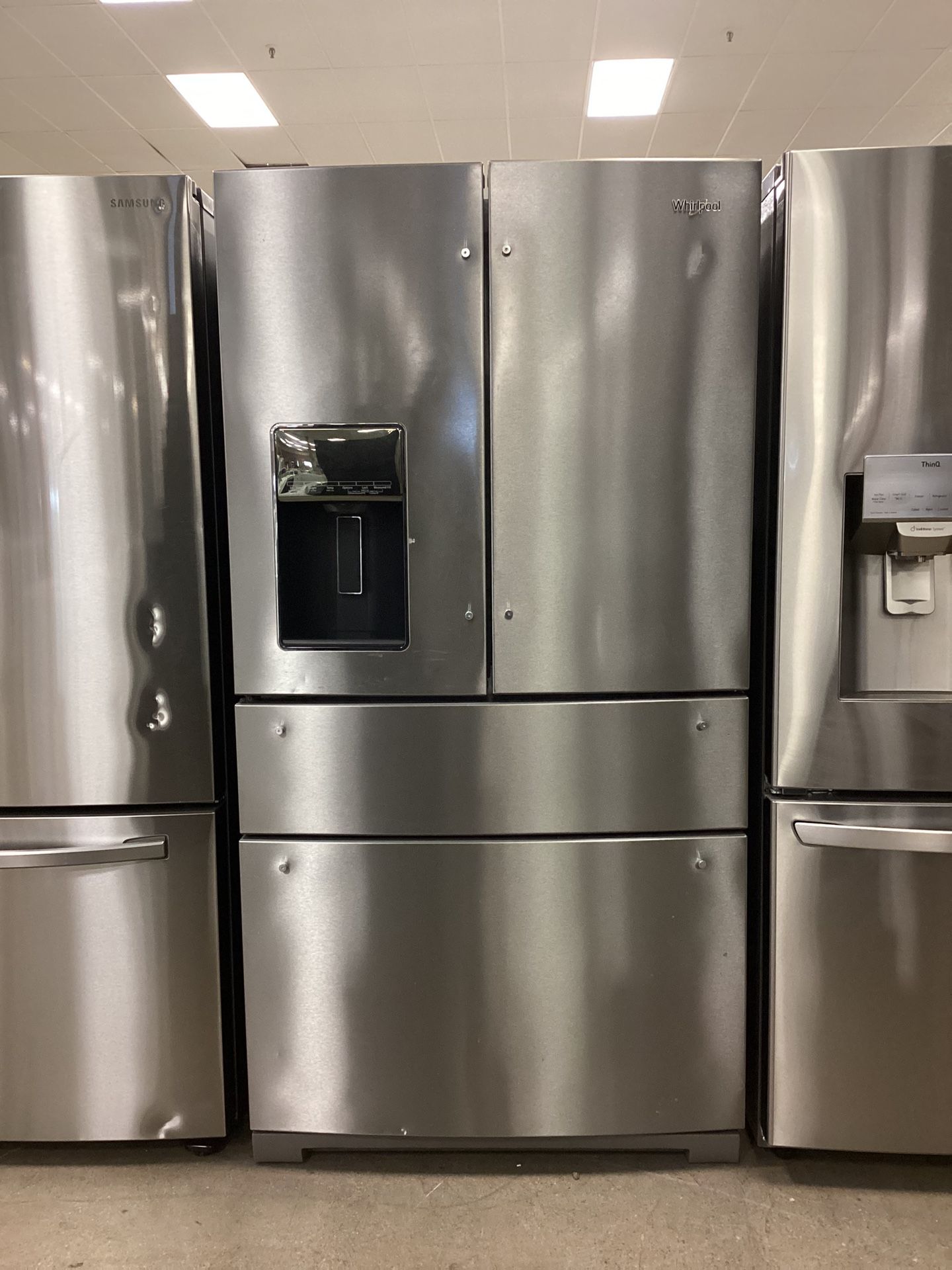 Whirlpool Standard Depth 4 Door French Door Refrigerator