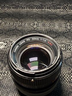 Canon FD Vintage Lens– 50mm f/1.4  $35obo