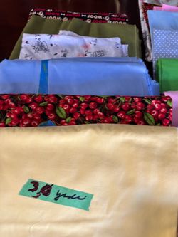 Mixed Fabric Lot – Assorted Prints and Solids