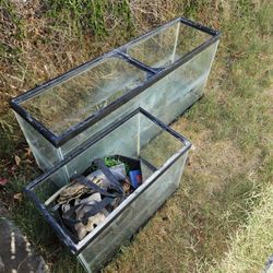 2 Tanks Plus Bag Of Pumps And Stones 