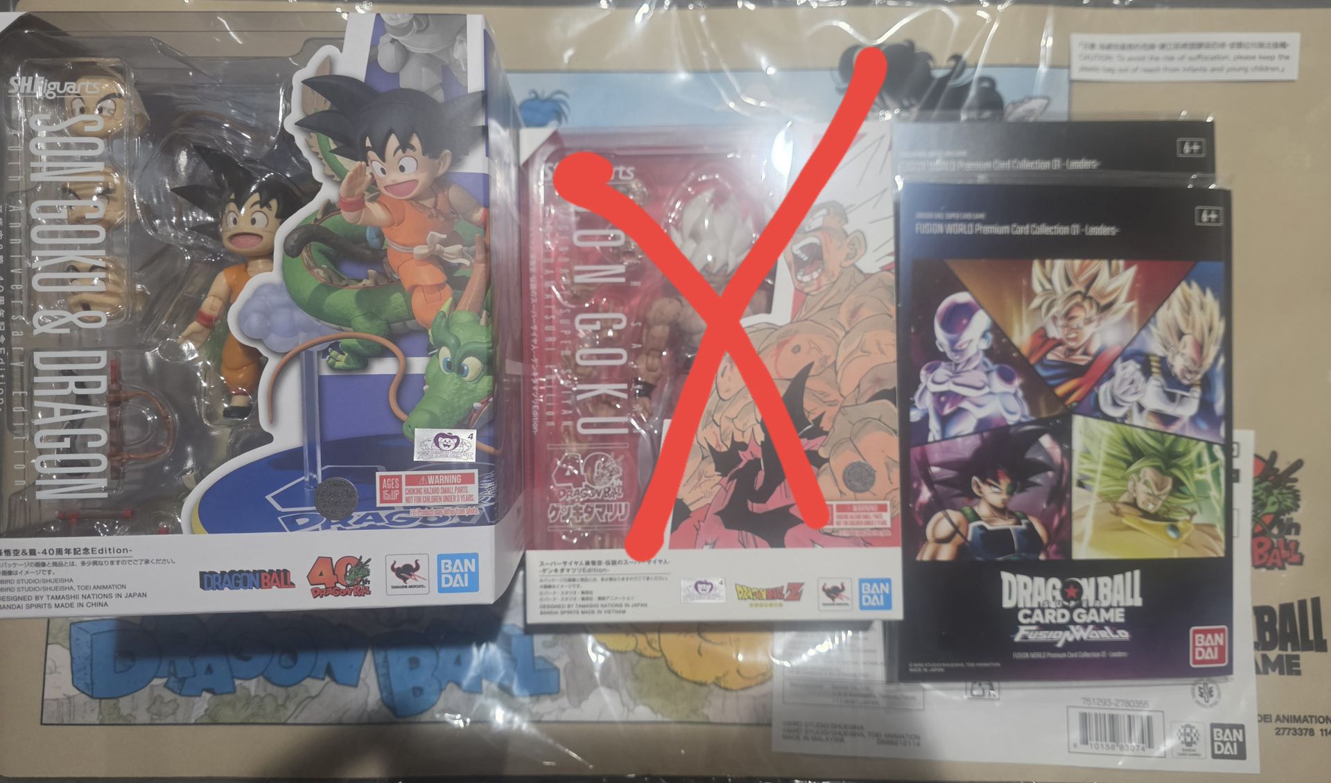 Dragon ball Pop up Event items/Son Goku/Play Mat/ Dragon ball cards binder set