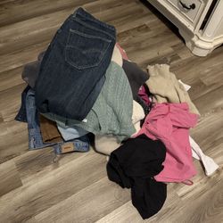 Teen Pile Of Clothes