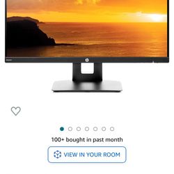 2 HP VH240a 23.8-Inch Full HD 1080p IPS  LED Monitors