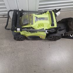 40 Volt Electric Lawn Mower With Battery