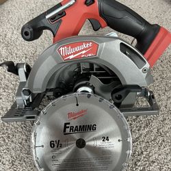 Milwaukee fuel 6.5” circular saw.  New in box